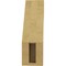 Ekena Millwork 3-inch W x 6-inch D x 10-inch H Stanfield Rough Cedar Woodgrain TimberThane Knee Brace, Primed BRCUR03X06X10STARCPR - alternate 3